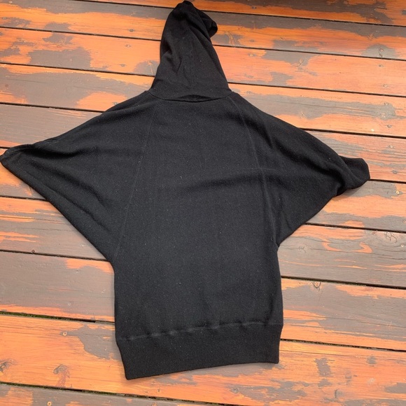 Alice+Olivia Cashmere/Wool Hooded  Top - Picture 7 of 8